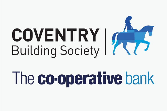 Coventry Building Society and The Co-operative Bank logos